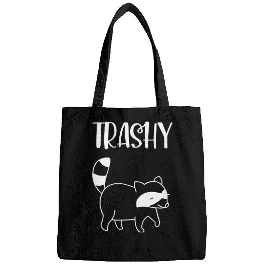 Raccoon Pet Trashy Raccoon Funny Graphic Bags