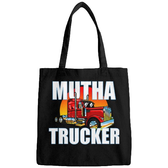 Mutha Trucker Big Rig Semi Trailer Truck Driver Bags