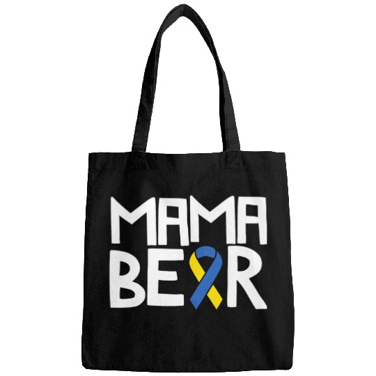 Bear Pet Mama Bear Down Syndromes Awareness Mom T21 Trisomy Bags