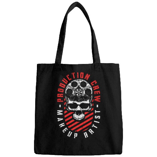 Production Crew Makeup Artist Movie Film Halloween Skull Bags