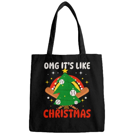 OMG Like Christmas Design Christmas Baseball Bags
