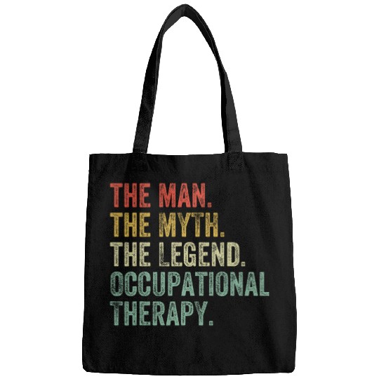 Man Myth The Legend Occupational Therapy Dad OT Therapist Bags