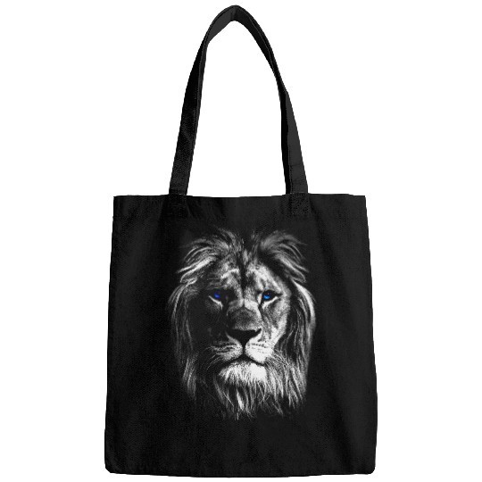 Lion Pet Head With Blue Eyes For Lovers Lions King of Animals Bags