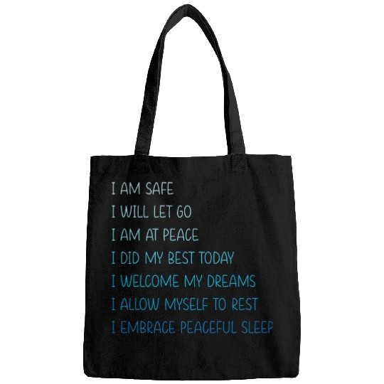 Bedtime Affirmations For Adults Motivational Police Officer Bags