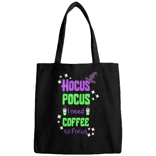 Coffee Fun Hocus Pocus Coffee to Focus Halloween Bags