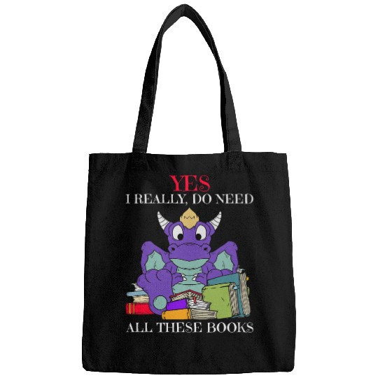 Dragon Pet Book Lover Flying Flame Book Bags