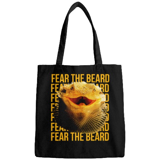 Bearded Dragon Fear the Beard Gila Monsters Respect Bags