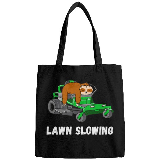 Sloth Pet Lawn Care Worker Lawn Mower Slowing Lazy Sloth Landscaper 1 Bags