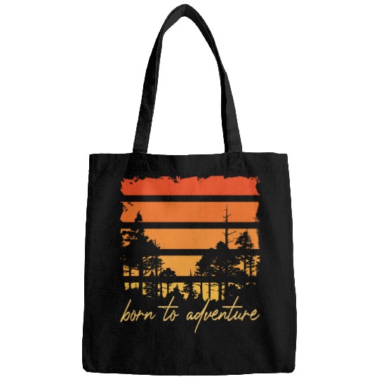 Born To Adventure Campfire Nature Lover Tent Team Camping Bags