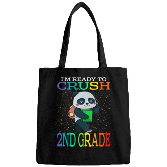 Panda Pet I m Ready To Crush 2nd Grade Panda Back To School Bags