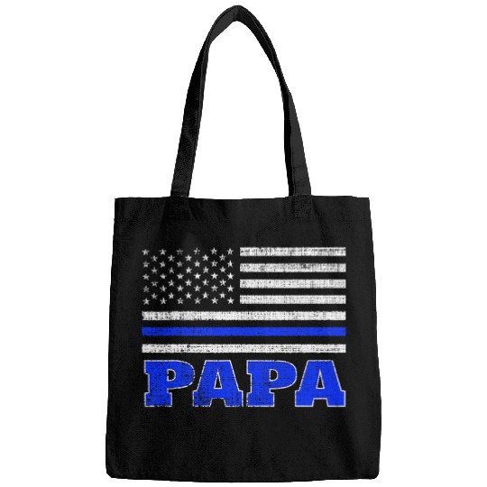 Police Job Papa Policemen Cop Law Enforcement Officer Bags