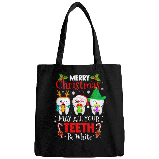 dentists Job Teeth White Dental Hygienist Funny Costume Pajama Family Bags