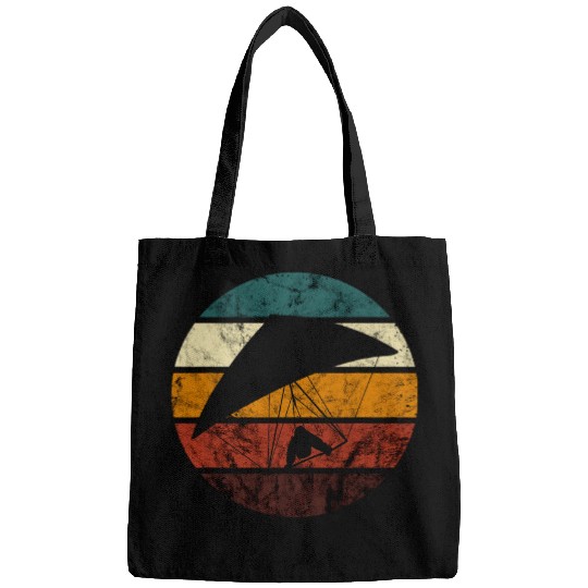 Hang Gliding Hang Glider Soaring Retro Flying Vintage Bags