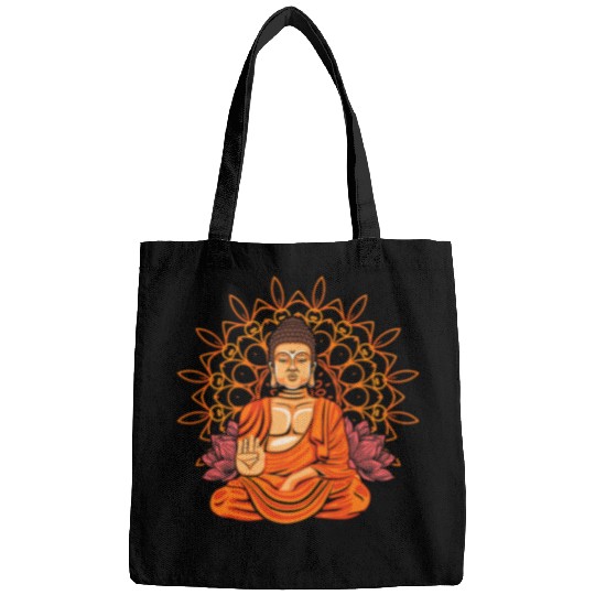 Buddha Buddhist Zen Meditation Spiritual Buddhism Bags