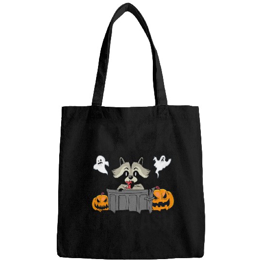 Raccoon Pet Trick Or Trash Racoon Raccoon Halloween 3 Bags