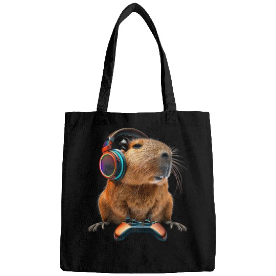 capybaras Pet Rodent Video Games Lover 5 Bags