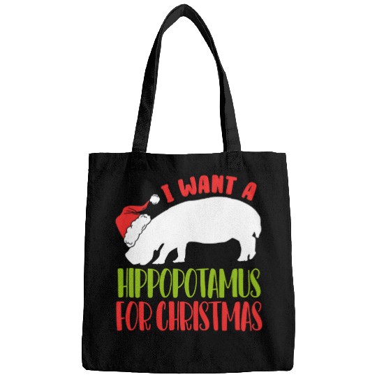 Hippo Pet I Want A Hippopotamus For Christmas Hippo Hippo Bags