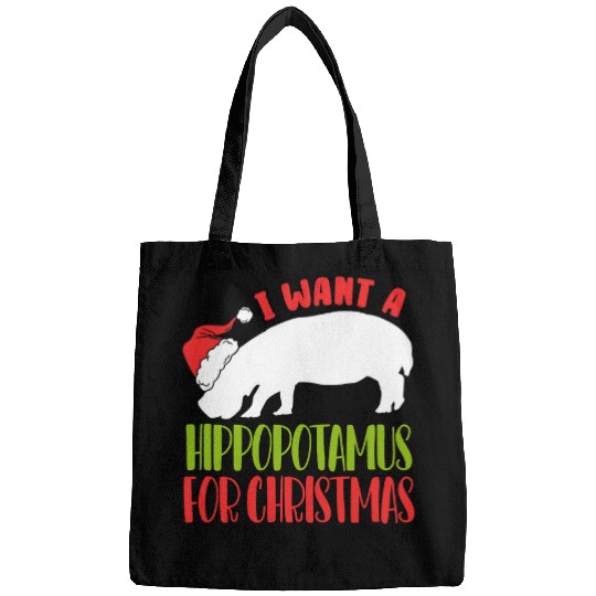 Hippo Pet I Want A Hippopotamus For Christmas Hippo Hippo Bags