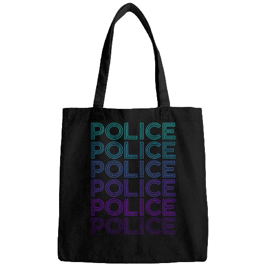 Police Job Police Officer Retro Law Enforcement Bags