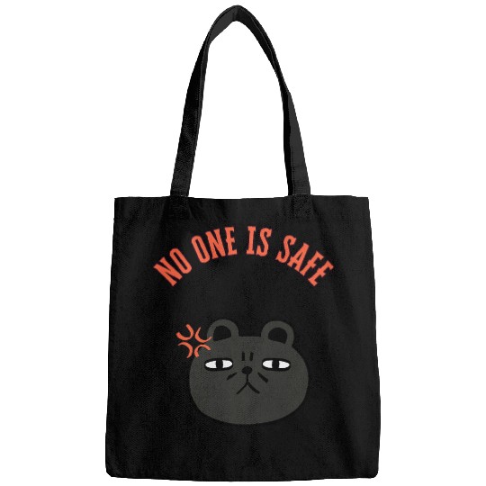 Bear Pet no one is safe irritated black bear Bags