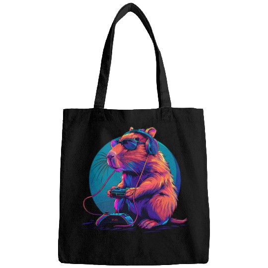capybaras Pet Rodent Video Games Lover 2 Bags