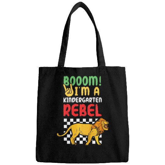 Lion Pet Kids Kindergarten Rebel Lion First Day of Kindergarten Bags