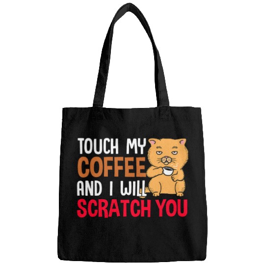 Coffee Fun Angry and Moody Cat Morning Coffee Bags