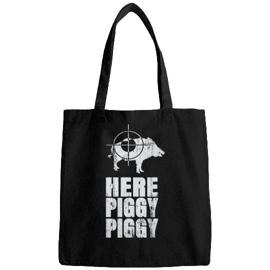 Boar Hunting Wild Hogs Hunter Hogger Funny Bags