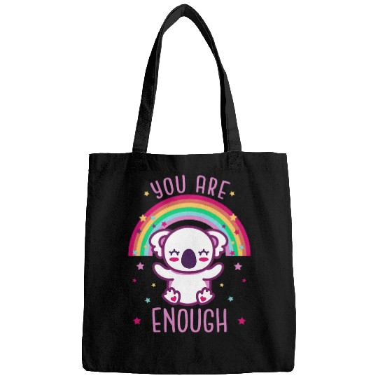 Koala Pet You Are Enough Cute Koala Inspirational Bags