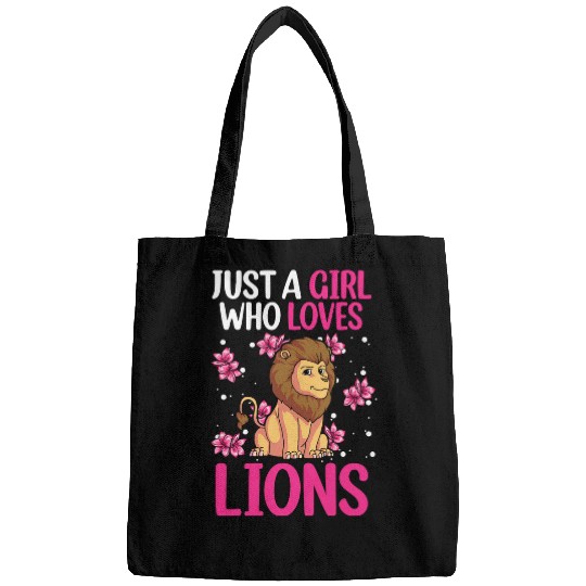 Lion Pet Just A Girl Who Loves Lions Women Lion Lover Bags