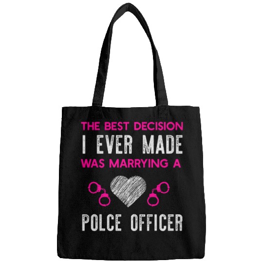 bests Decision Ever Police Officer Police Wife Cop Women Gift Bags