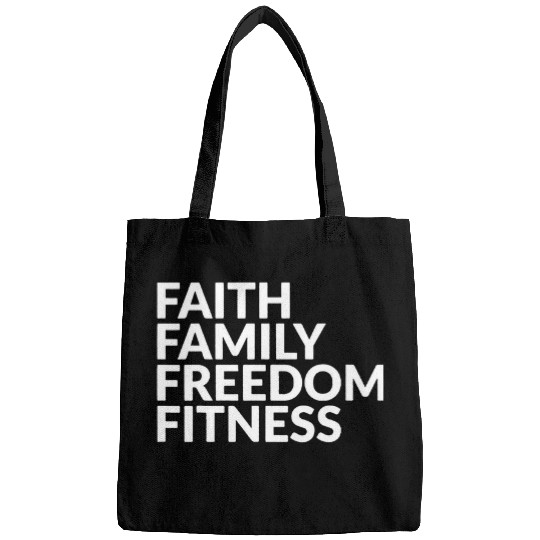 Faith Family Freedom Fitness Bags
