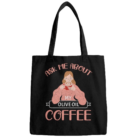 Coffee Fun Olive Oil Coffee Lovers Latte Coffee Addict caffeines Decaf Bags