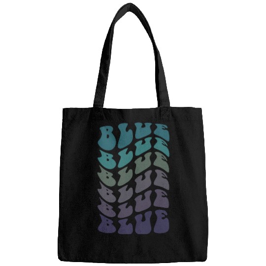 Groovy Go BLUE wars Game Retro Team Summer Camp Color Group Bags