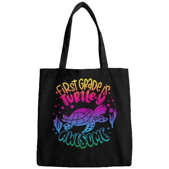 Turtle Pet 1st Grade Back To School Teacher Boy Girl Turtle Love Bags