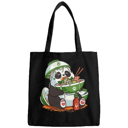 Panda Pet Funny Vietnamese Pho Noodle Soup Panda Bear Eating Pho Soup Bags