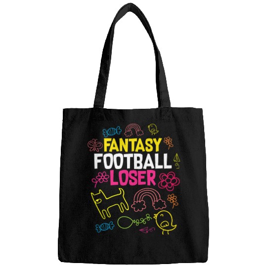 Funny Fantasy Football Loser Ugly Bags