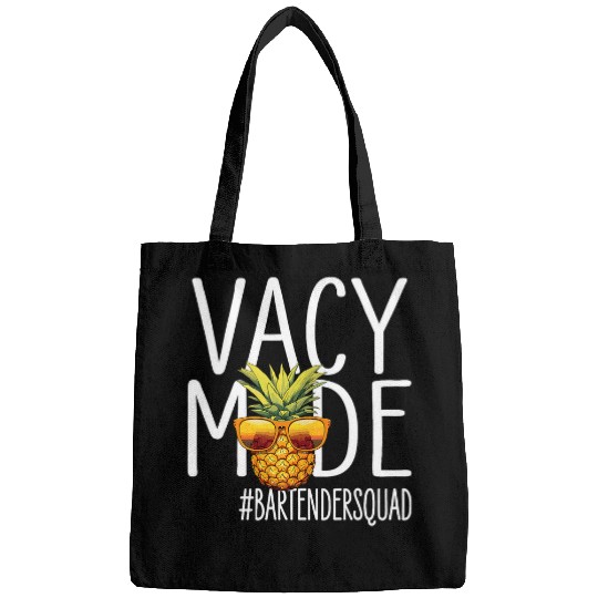 Bartender Vacation Design Vacy Mode Bartender Squad Bags