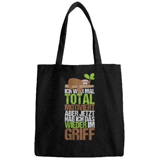 Sloth Pet Ich wars Mal Total Motivated Sloth Bags