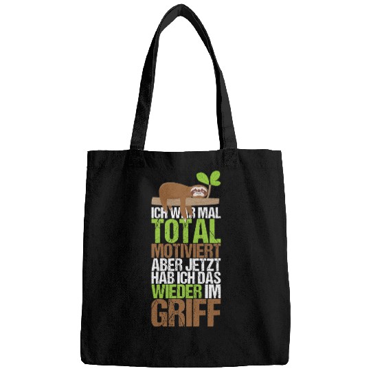 Sloth Pet Ich wars Mal Total Motivated Sloth Bags