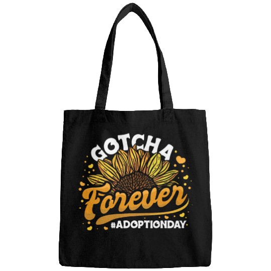 Gotcha Forever Adoption Announcement Gotcha Day Sunflower 1 Bags