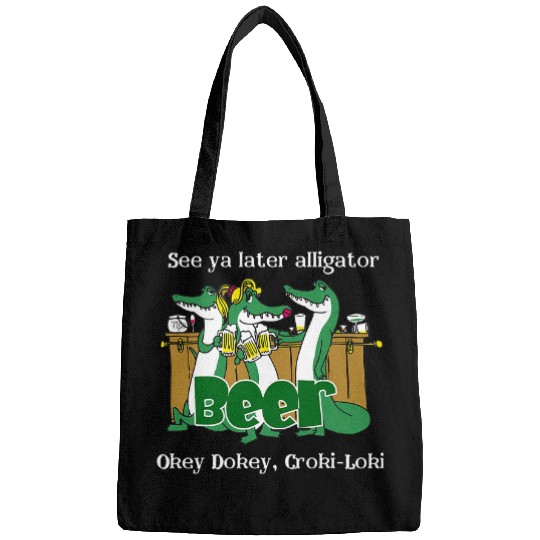 Beer Fun Beer Loki Alligator Croki Crocodile Bags