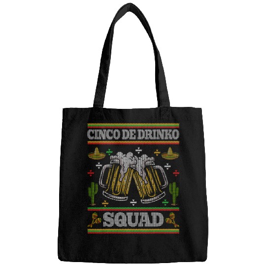 Beer Fun Cinco de Drinko Squad Ugly Cinco De Mayo Funny Beer Bags