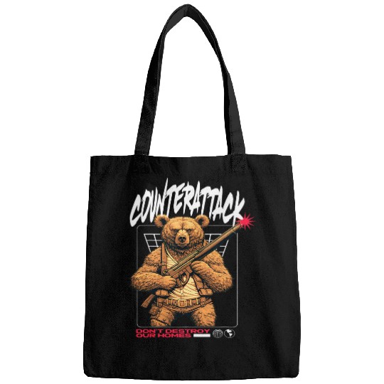 Bear Pet Wildlife Defender Bear Design uniques Wildlife Advocacy Bags