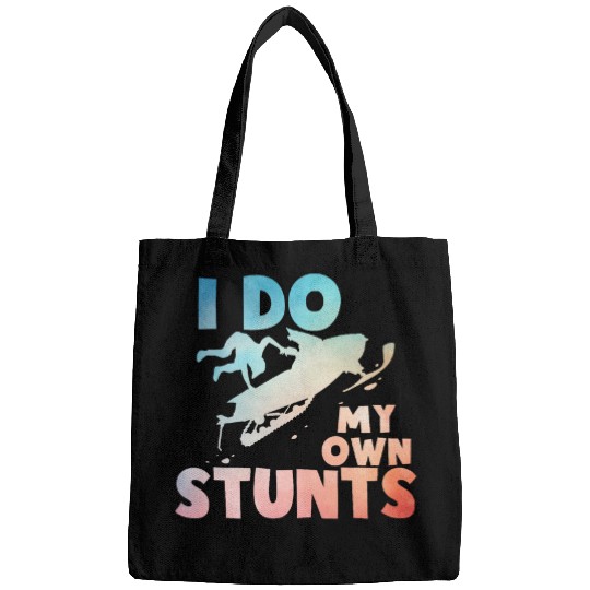 Funny Snowmobile Art For Men Women Snow Mobile Snowmobiling Bags