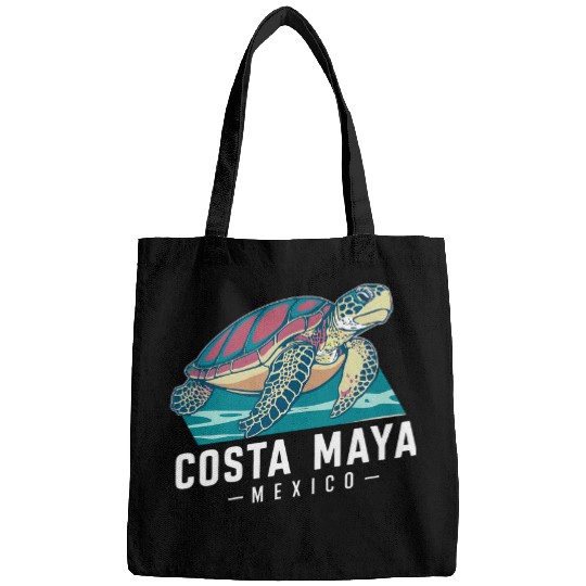 Turtle Pet Costa Maya Mexico Turtle Vacation Souvenir Beach 3 Bags