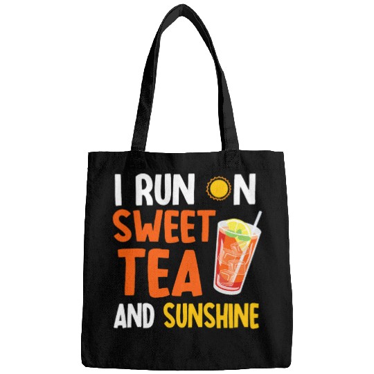 Funny Sweet Tea And Sunshine Outfit Refreshing Tea Drinker Bags