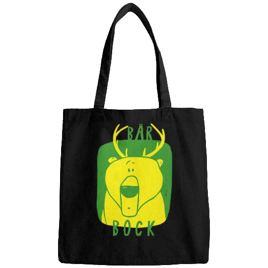 Bear Pet Bear Bock Bearbock Checked Bearbockt Funny Politics Green Bags
