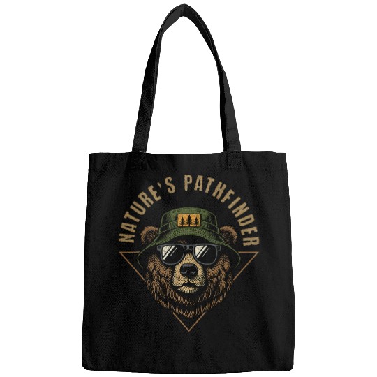 Bear Pet Natures Pathfinder Bear Wilderness Emblem Bags