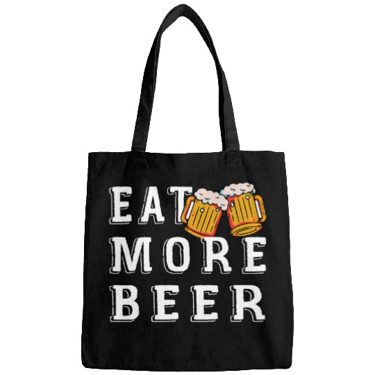 Eat More Beer Lover Funny Bartender Bartending Pub Bar Mens 22 Bags